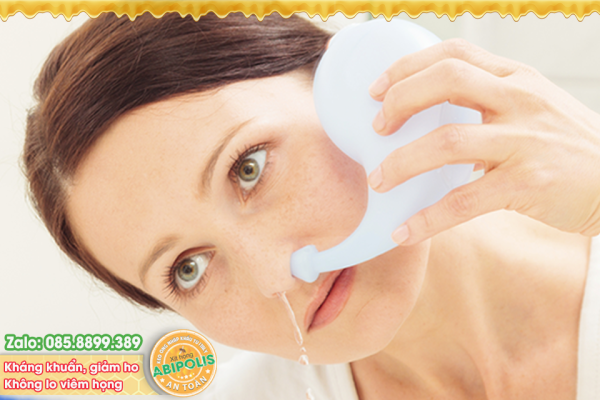 6 Bước rửa mũi, phòng bệnh viêm hô hấp hiệu quả mỗi ngày