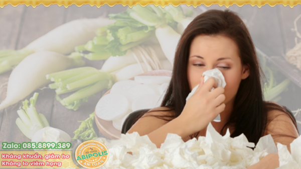 Trị bệnh hô hấp với món ăn ngon từ củ cải trắng