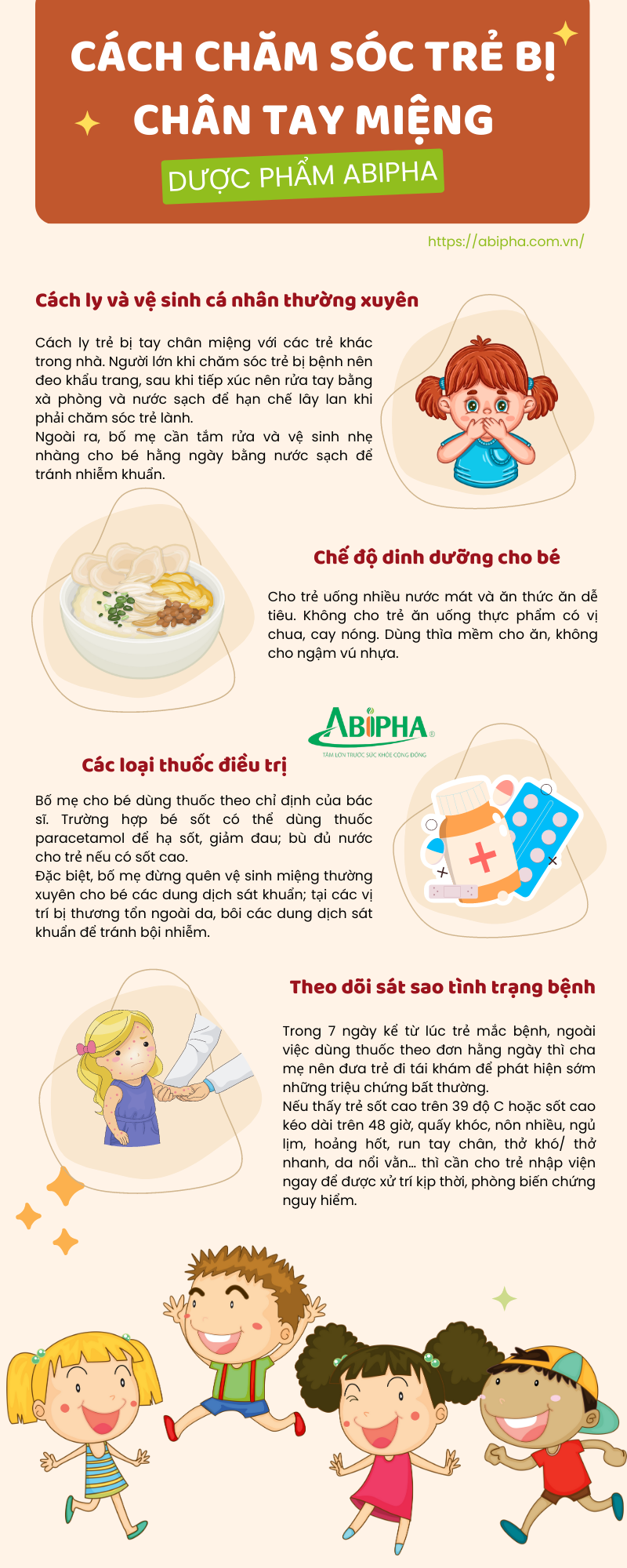 Bố mẹ cần làm gì khi trẻ bị tay chân miệng?